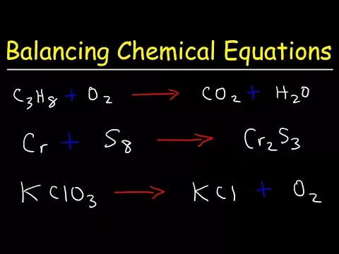 How To Balance Chemical Equations - Science video for Grade 10