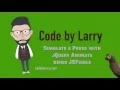 Simulate a Press with jQuery Animate using JSFiddle