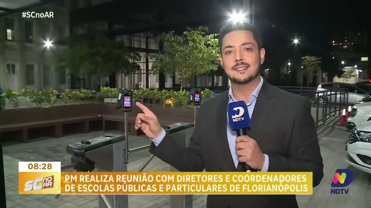 Segurança nas escolas: PM realiza reunião com diretores e coordenadores de escolas de Florianópolis