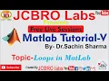Live MATLAB Tutorial 5 Loops in MATLAB