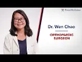 Meet Dr Wen Chao - Orthopaedic Surgeon