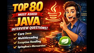 Java Interview Questions Top 80 Most Asked Core Java Spring Boot Microservices 1 10 Yrs