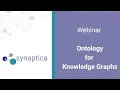 Webinar Ontology for Knowledge Graphs