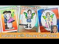 643 Andy Skinner Stamps with Angora Opaque Watercolors and Lumiere Pearlescent Paints