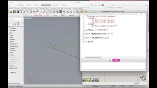 construct point 3d inside grasshopper using python script