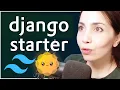 Build a Django Tailwind Starter Project with Dark Mode Custom User Model - Live Coding Tutorial