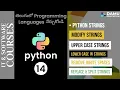 Python in Telugu Modify Strings Upper Lower Cases Replace Split the Strings Python in Telugu