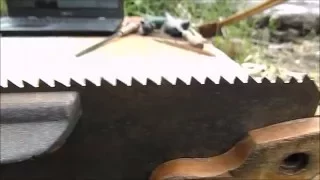 Sharpening A Rip Saw 