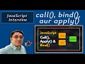 JavaScript Interview Questions and Answers Call Bind and Apply