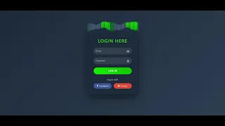 Animated Login Form using HTML CSS and Javascript Fadin Media