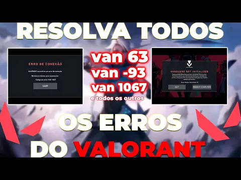 Correção de Erros do Valorant