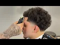 CURLY TAPER BARBER TUTORIAL