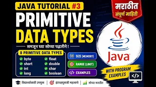 Java Tutorial Primitive Data Types in Java Core Java