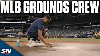 Working On An MLB Grounds Crew For A Day Going Deep
