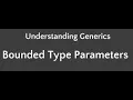 Generics Constructors and Bounded Type Parameters