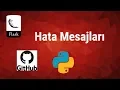 Github Finder 5 - Hata Mesajlari Flask Python Github Rest Api