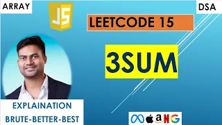 Master 3Sum LeetCode 15 in JavaScript Two Pointer Approach DSA Interview Prep MDTech