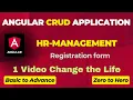 Angular CRUD Angular Project Angular Application Angular CRUD Operations in Hindi Urdu