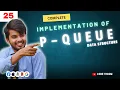Implementation of Priority Queue Data Structure Ultimate DSA Playlist