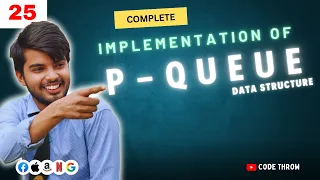 Implementation of Priority Queue Data Structure Ultimate DSA Playlist