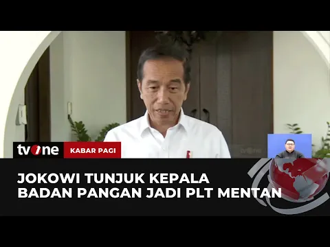 Jokowi Terima Pengunduran Diri Syahrul Yasin Limpo dari Mentan