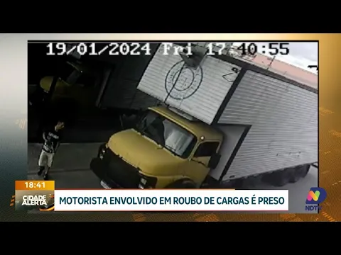 Motorista de caminhão envolvido em roubo de carga é preso em Araquari