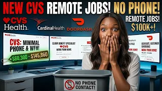 CVS Claims Jobs Work From Home Minimal Phone Contact Remote Positions