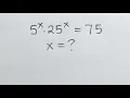 Solve for x in this nice exponential equation Math Olympiad Mathematics