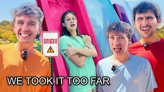 Competing In A Waterpark With My Friends