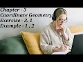 Class 9th Maths Ncert Chapter 3 Coordinate Geometry Exercise 3 1 Example 1 2