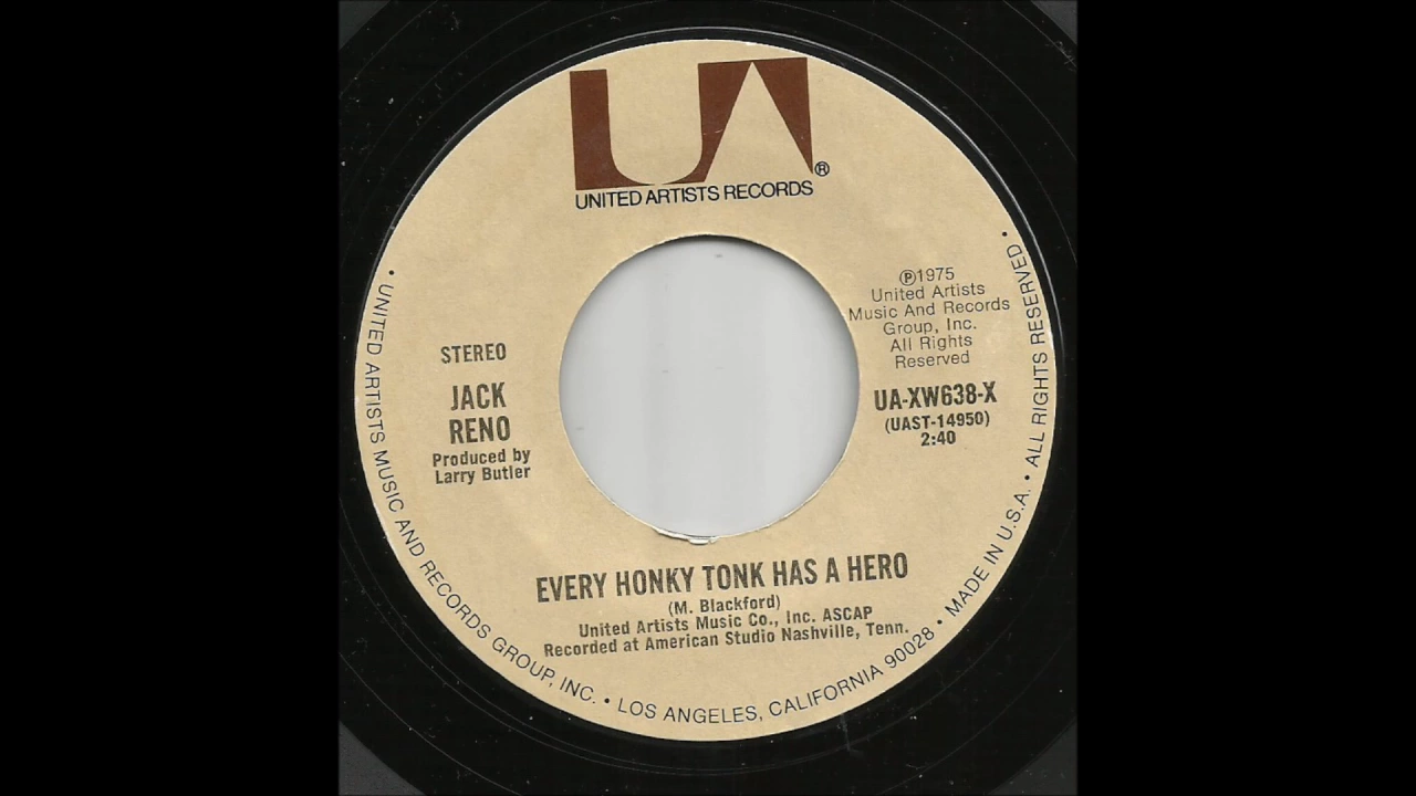 Jack Reno - Every Honky Tonk Has A Hero