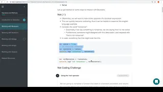 Module 0 - Operators and Methods