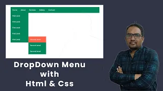 How to Create a Multilevel Dropdown Menu using HTML5 CSS3