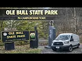 Ole Bull State Park Campground Tour Year Round Camping in Northern Pennsylvania Full Walkthrough