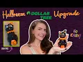 Upgrading a Dollar Tree Halloween Figurine so EASY Craft with Me