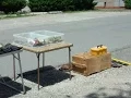 Sophia West Virginia Flea Market Set Up Late June 2016