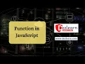 Function in JavaScript How to create functions in Node js