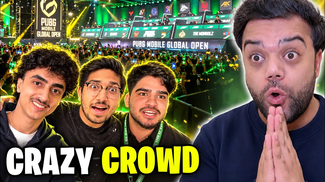 INSANE CROWD at PUBG MOBILE Tournament Finals 🔥