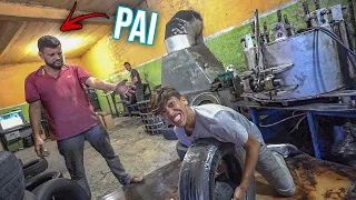 UM DIA TRABALHANDO COM MEU PAI
