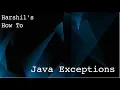 2 2 Java Exceptions and try catch finally blocks