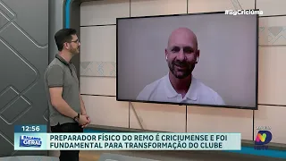 Criciumense Cléber Medeiros explica contribuição na fase do Remo