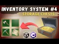 Unity INVENTORY SYSTEM Tutorial - storage system