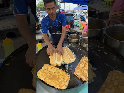 Roti John — the famous Malaysian egg bread you must try in Malacca! 🥚🥖🇲🇾