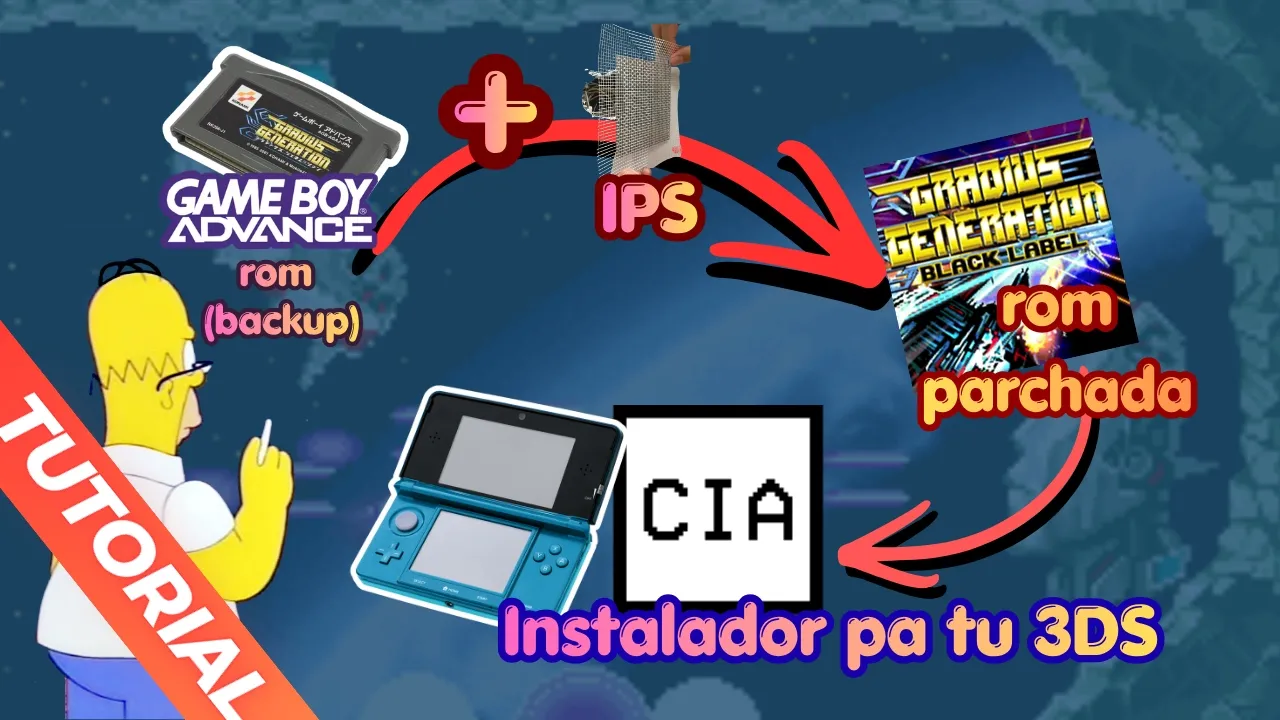 Aplicar parche IPS a ROM y Convertir de GBA a CIA para 3DS fácil y rápido #3DS #GBA #romhacking