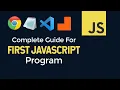 How to Write Your First JavaScript Program Hello World