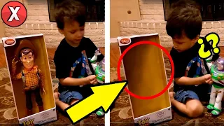 8 Brinquedos de Toy Story GRAVADOS em MOVIMENTO