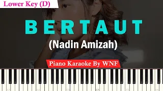 Download Nadin Amizah - Bertaut Karaoke Piano Lower Key MP3