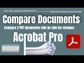 How to Compare Two PDF Documents in Adobe Acrobat Pro Best File Comparison Tool Tutorial