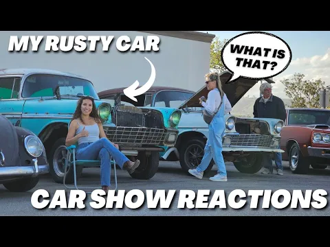 Download MP3 Took My Rusty Car To A Classic Car Show – People REACT To My 1956 Chevy