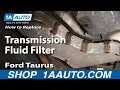 How To Replace Transmission Fluid Filter 00-07 Ford Taurus V6